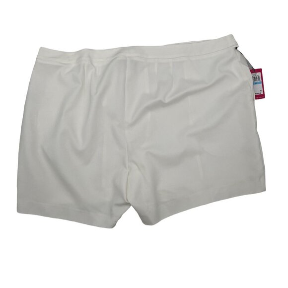 Vince Camuto Women’s Plus Size Button Front Shorts Ivory Size 20w New $69 - Picture 5 of 5